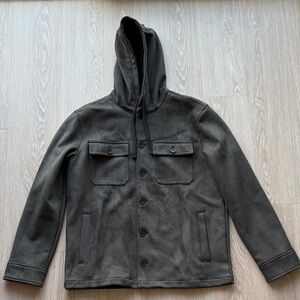 Banana Republic Suede Dark Green Jacket